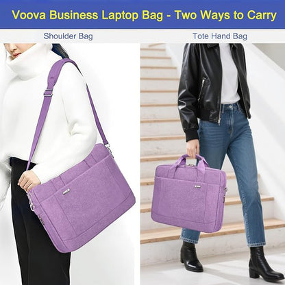 Voova Laptop Bag Case 15 15.6 16 Inch, Computer Sleeve Messenger Bag - Image 8
