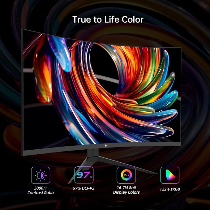 KTC 32 Inch FHD 1080p Curved Gaming Monitor - Image 3