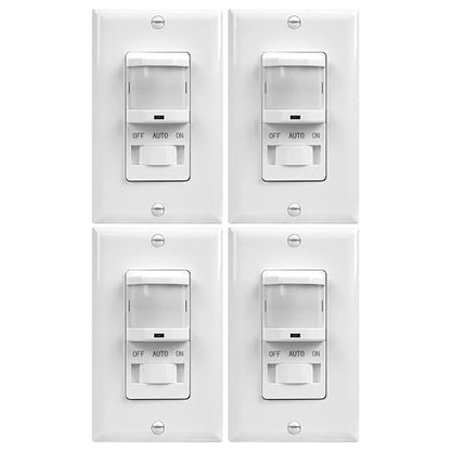 TOPGREENER Occupancy/Vacancy PIR Motion Sensor Light Switch, Learning Function by TOPGREENER