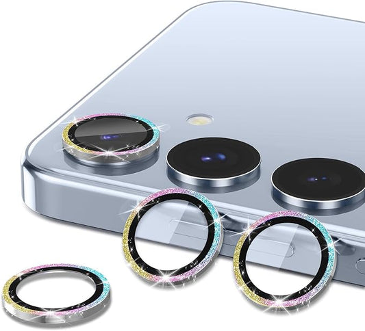 for Samsung Galaxy S25 Camera Lens Protector, Individual Metal Ring Tempered - Image 2