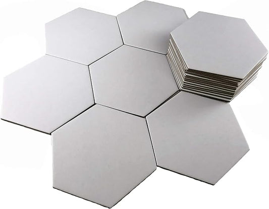 Apostrophe Games Hexagon Board Game Tiles – 20Pcs Large Game Board Pieces – by ApostropheGames