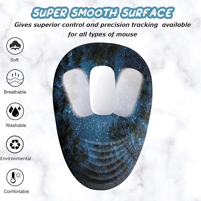 Mouse Pad Wrist Support, Ergonomic Mouse Pad - Image 2