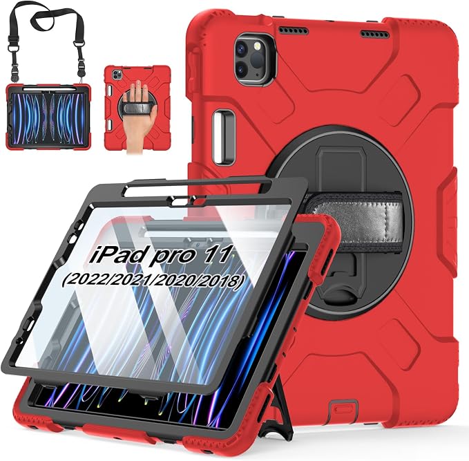 Case for iPad Pro 11 Inch 2022/2021/ 2020/2018: Silicone Cover for iPad 11 Inch by MiesherkSTOCK