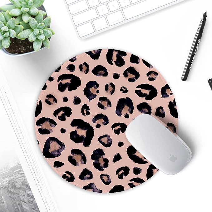 ITNRSIIET Round Mouse Pad with Stitched Edge Premium-Textured Waterproof - Image 7
