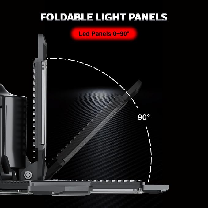 LED Garage Light Motion Sensor - 200W Deformable Garage Lights Ceiling LED - Image 7