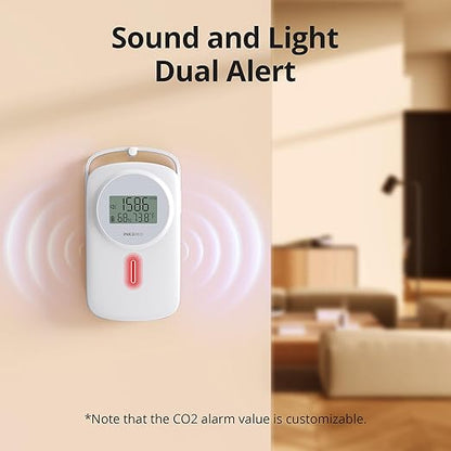 INKBIRD Air Quality Monitor Indoor Ndir 3 in 1 Meter | Detect Carbon Dioxide & - Image 5