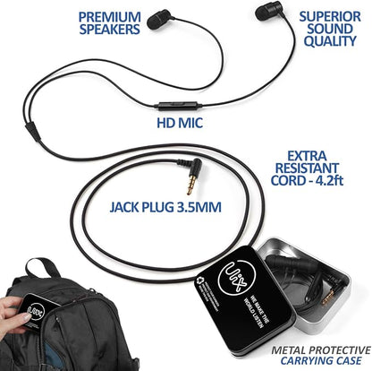 UliX Rider Wired Earbuds in-Ear Headphones, Earphones - Image 2