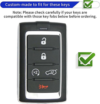 Keyless Entry Systems Key for Jeep Key Fob Cover Shell - Image 2