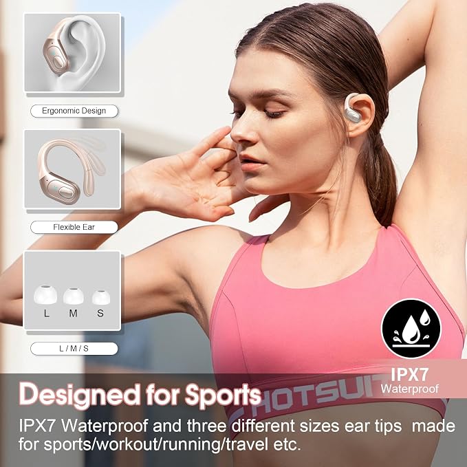 Wireless Earbuds 75hrs Bluetooth 5.4 Headphone Sport, 2025 Bluetooth Earbuds - Image 5