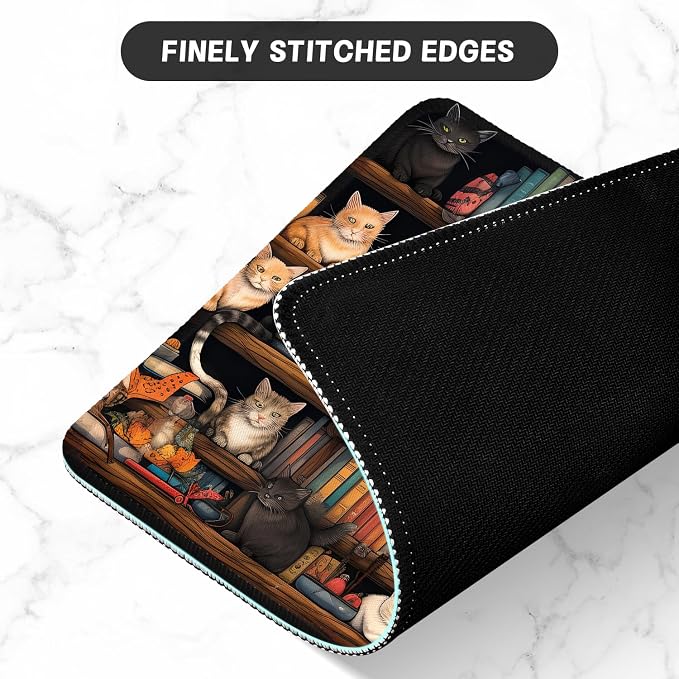 ITNRSIIET Mouse Pad with Stitched Edge Premium Textured Smooth Precise - Image 4