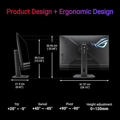 ASUS ROG Strix 27” 4K HDR USB-C Gaming Monitor – UHD Dual Mode, Fast IPS - Image 4