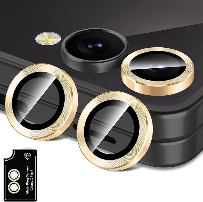 for Samsung Galaxy Z Flip 7 Camera Lens Protector, Individual Metal Ring by Btscase