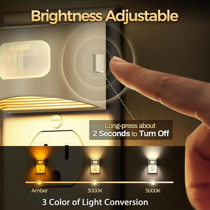 DORESshop LED Night Light, Night Lights Plug into Wall, 3 Color Temperatures - Image 3
