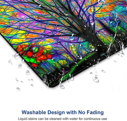 Spring Life Tree Custom Design Square Waterproof Non-Slip Rubber Base Mouse Pad - Image 5