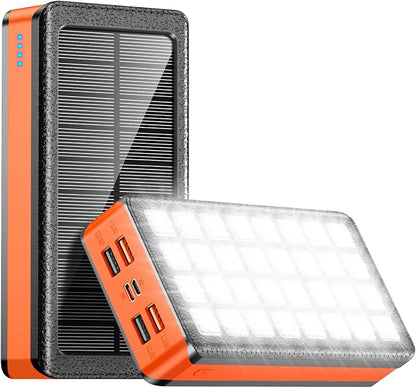 Solar Charger Power Bank 66800mAh Portable Charger by AEECESTORE