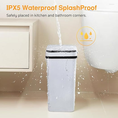 Automatic Bathroom Trash Can Touchless 2.6 Gallon Small Trash Cans - Image 3