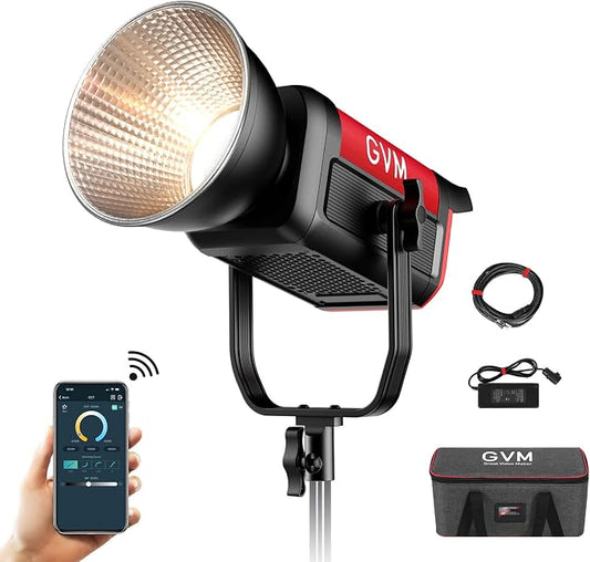 GVM LED Video Light Studio, 200W Studio Light Continuous Lighting Kit by GVMGreatVideoMaker