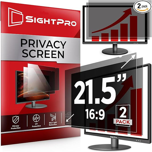 21.5 Inch 16:9 Computer Privacy Screen Filter by SightPro