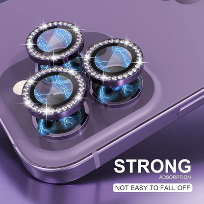 Choiche [3+1 for iPhone 14 Pro/iPhone 14 Pro Max Camera Lens Protector Bling - Image 6