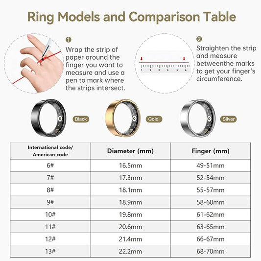 Smart Ring for Women & Men, Fitness Tracker - Image 2