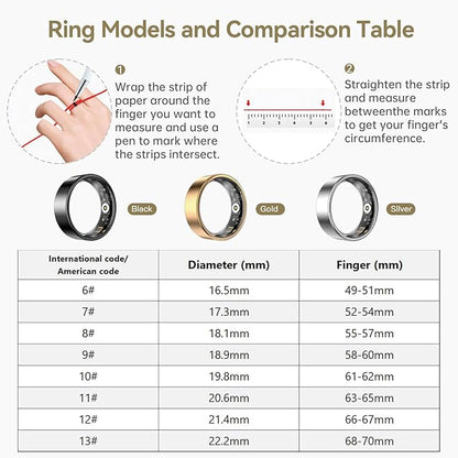 Smart Ring for Women & Men, Fitness Tracker - Image 2