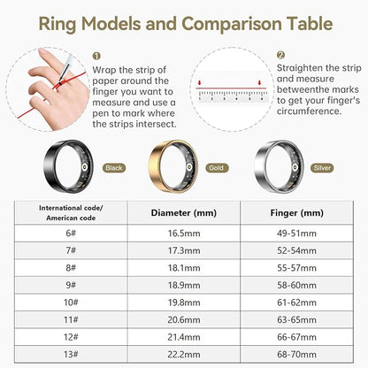 Smart Ring for Women & Men, Fitness Tracker - Image 2