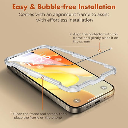 UNBREAKcable Screen Protector for iPhone 15 Pro Max, Double Shatterproof - Image 3