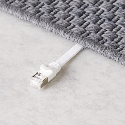 Amazon Basics RJ45 Cat 7 Ethernet Patch Cable, Includes 15 Nails, 30 Foot - Image 4