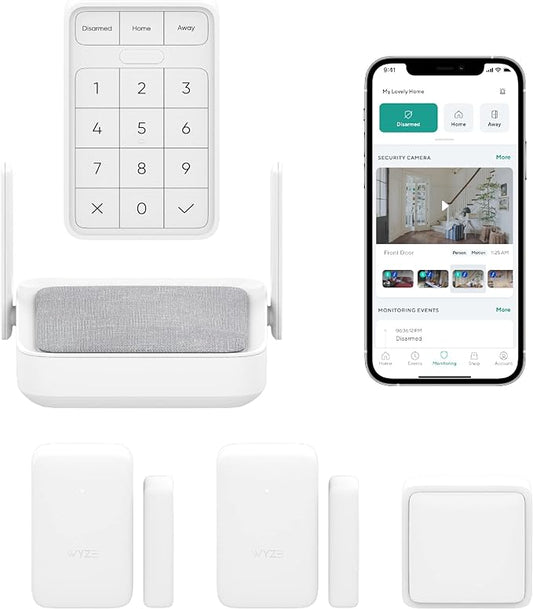 Wyze Home Security System Core Kit by Amazon+Renewed