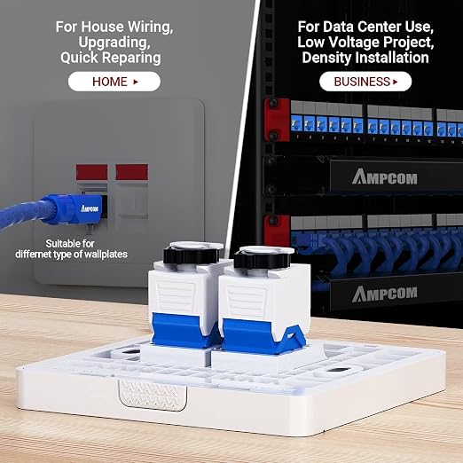 AMPCOM CAT6 RJ45 Keystone Jack - Image 5