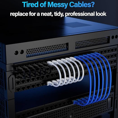 Cat6 Ethernet Cable 10Gbps 6 ft, UTP Ethernet Cable Cat 6, Flexible Bare Copper - Image 5