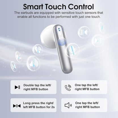 Wireless Earbuds, 40H Ultralight in-Ear Buds, IP7 Waterproof Earphones - Image 5