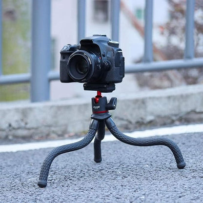 ULANZI Camera Tripod, Mini Flexible Stand w Hidden Phone Holder w Cold Shoe - Image 9