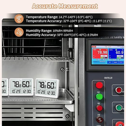 DOOMAY Digital Room Thermometer and Humidity Monitor - Image 5