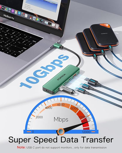 USB C Hub, 10Gbps USB 3.1 Adapter - Image 4