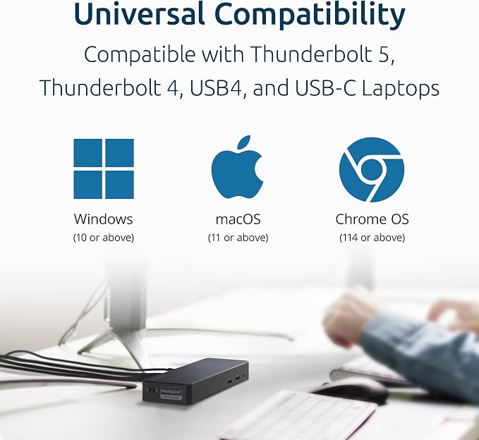 Kensington SD4760P 11-in-1 USB-C Docking Station Triple Monitor DisplayLink - Image 5