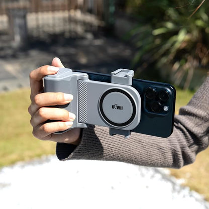 KIWIFOTOS Universal Phone Camera Grip Phone Tripod Mount - Image 8