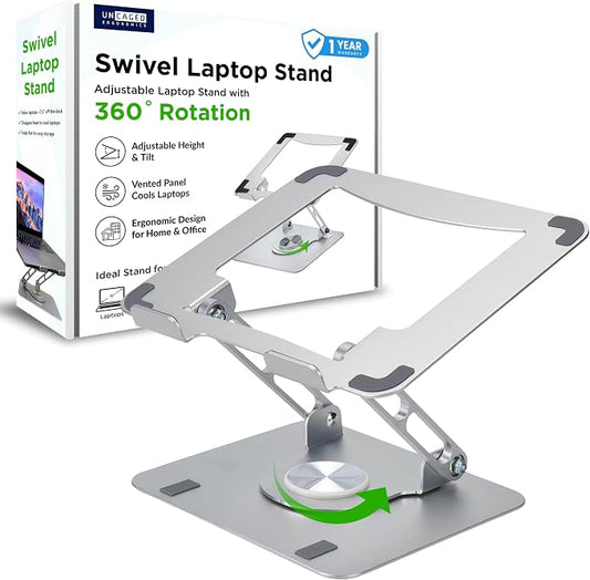 Uncaged Ergonomics Swivel Laptop Stand by UncagedErgonomics