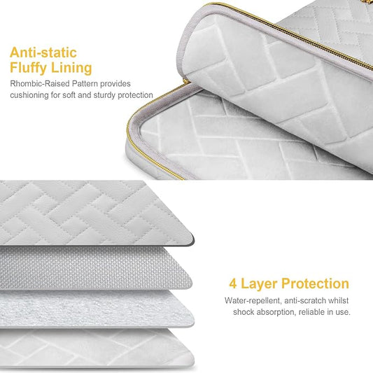 Lacdo Laptop Sleeve Case for 14 inch New MacBook Pro M4/M3/M2/M1 Chips Pro Max - Image 2
