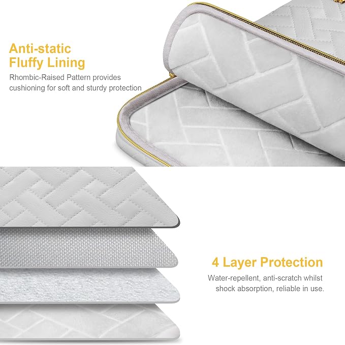 Lacdo 14 Inch Laptop Sleeve Case - Image 2
