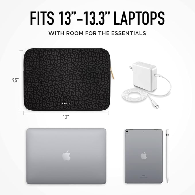 Vandel MacBook Air 13 inch Laptop Sleeve, Fits 13-13.3 inch Laptops: Neoprene - Image 4