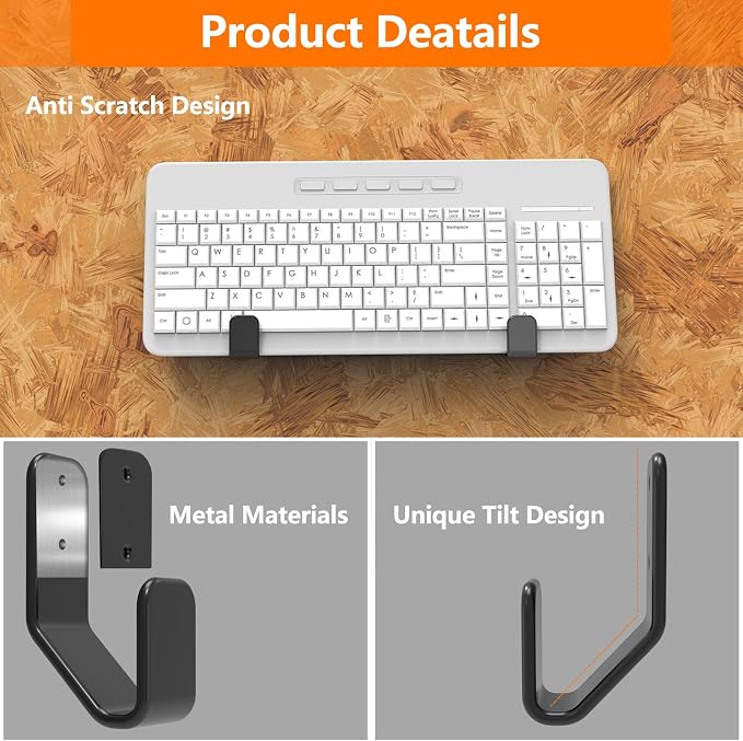 2-in-1 Keyboard Wall Mount - Image 3