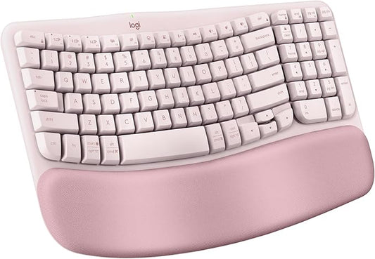 Logitech Wave Keys Wireless Ergonomic Keyboard by Logitech