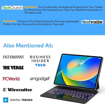 Keyboard Case for iPad Air 11-inch & iPad Pro 11 inch – Magic-Style Magnetic - Image 6