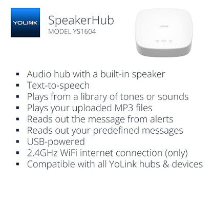YoLink LoRa Smart Door Sensor Starter Kit: SpeakerHub Audio Hub & Door Sensors - Image 3