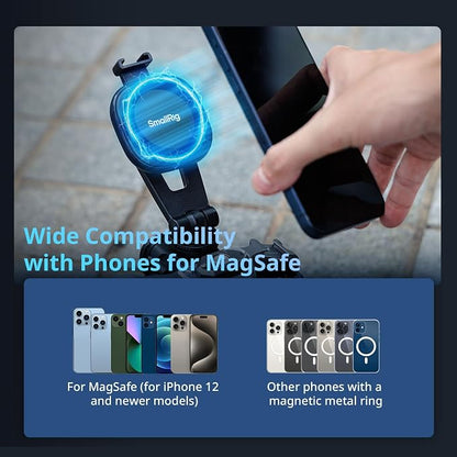 SMALLRIG AC-10 Magnetic Attachable Phone Clamp, - Image 6