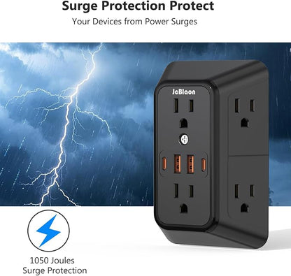 USB Wall Charger Power Strip Surge Protector - Image 8