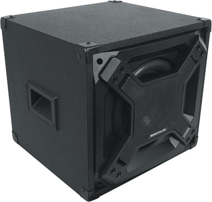 Rockville BASS Blaster 10 750W Powered 10" Home Theater Subwoofer Sub, LED - Image 2