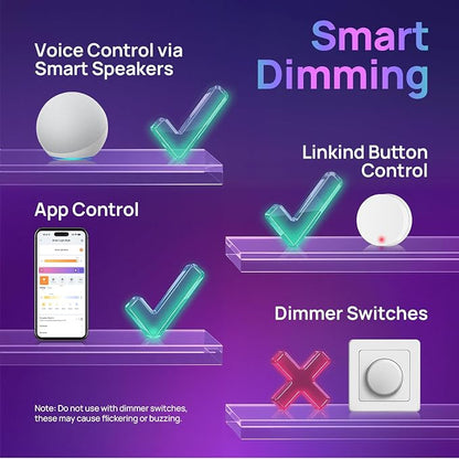 Linkind WiFi Smart Light Bulbs, Alexa Light Bulb Work - Image 8