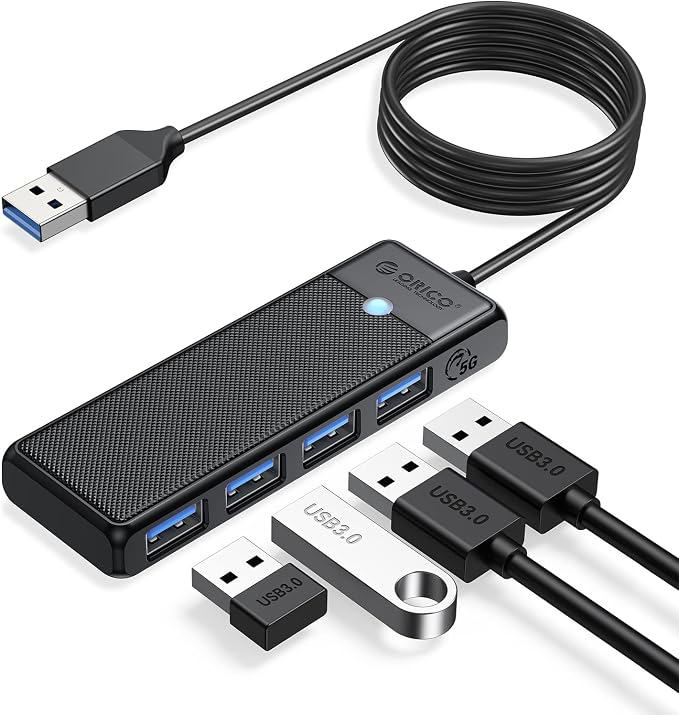 ORICO USB 3.0 Hub, 4-Port USB Hub by PioneerDataSolutionPowerYourFuture